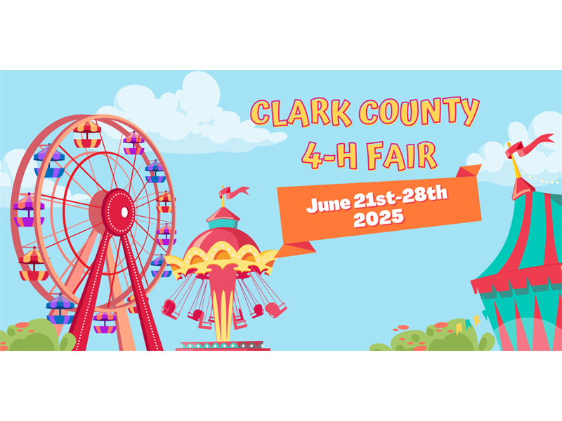 Logo for 2025 Clark County 4-H Fair