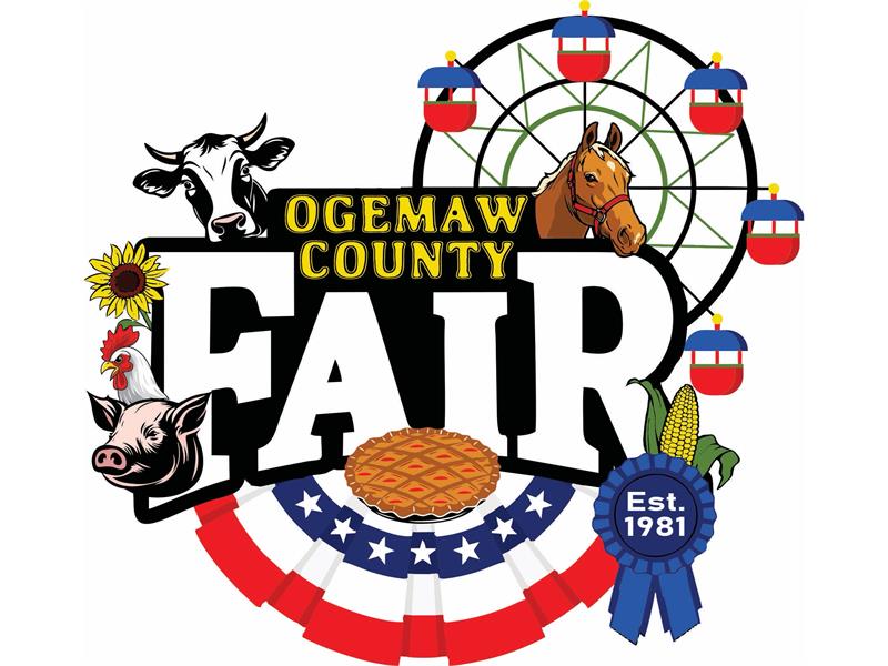 Logo for 2025 Ogemaw County Fair